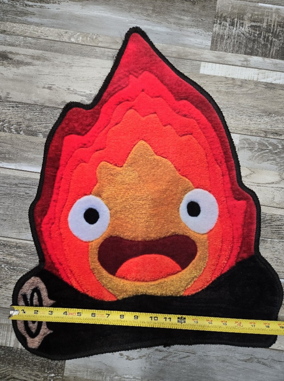 Studio Ghibli Howls Moving Castle Calcifer Rug - Picture 2 of 4